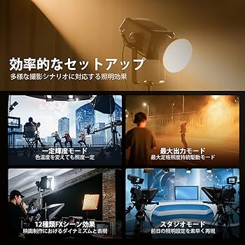Amazon.co.jp: NEEWER AS600B 撮影用ライト 600W高出力 LED